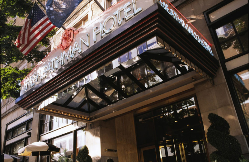 Exterior view of Heathman Hotel.