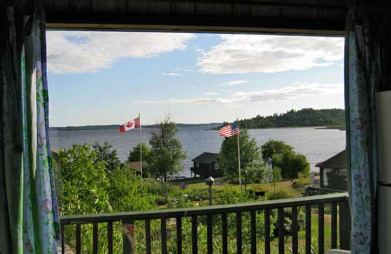 Lake view at Brennan Harbour Resort.