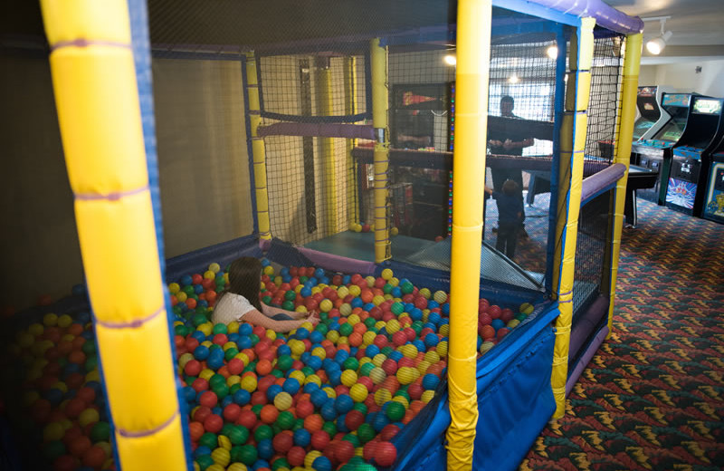 Ball pit at Bridgeport Waterfront Resort.