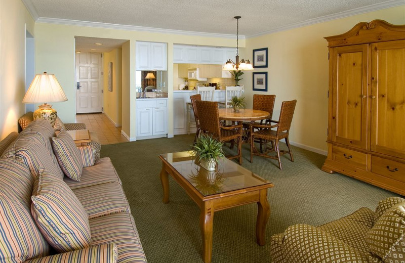 Guest room at The King and Prince Beach & Golf Resort.