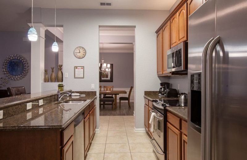 Guest kitchen at Vista Cay Resort by Millenium.