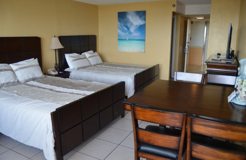 Guest room at Fountain Beach Resort.