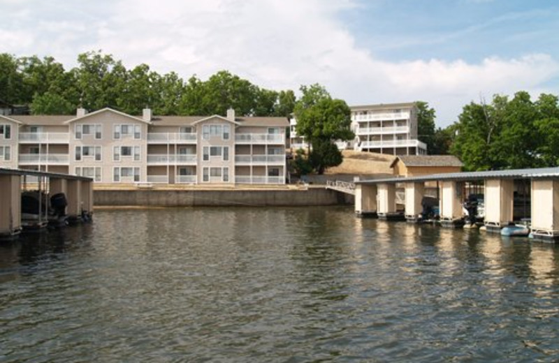 One of the Lakefront Suite buildings at Kapilana Resort.