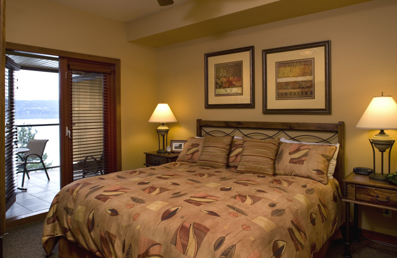 Bedroom at Lake Okanagan Resort