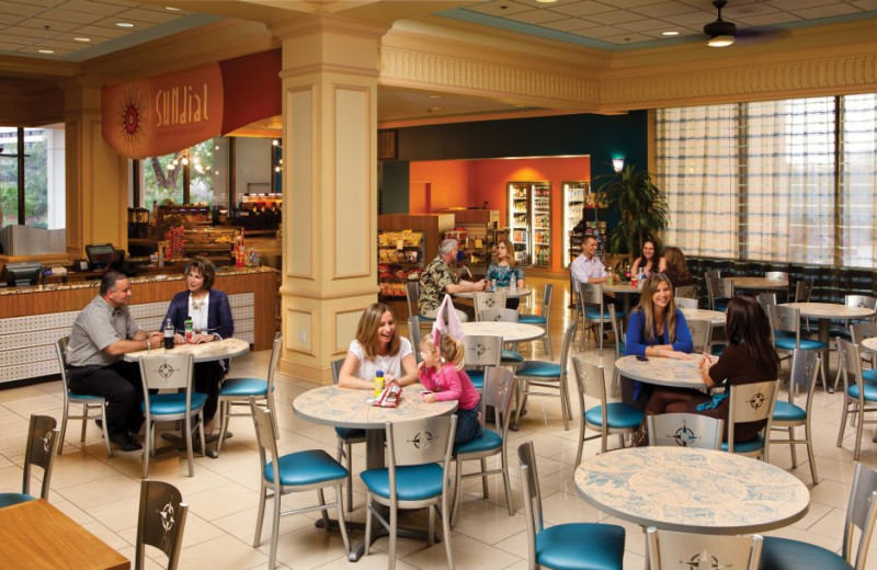 Dining at Wyndham Lake Buena Vista Resort.