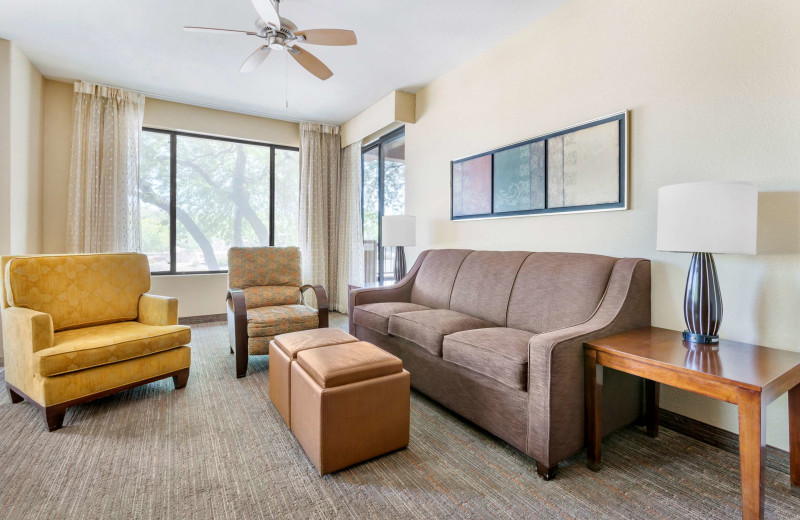 Guest room at Scottsdale Links Resort.