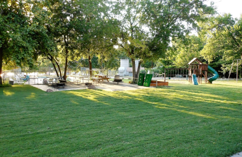 Grounds at Heart of Texas Lake Resort.