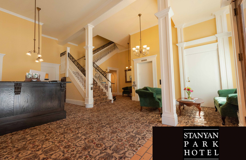 Lobby at Stanyan Park Hotel.