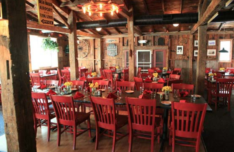 The Red Mill Restaurant at Basin Harbor Club.