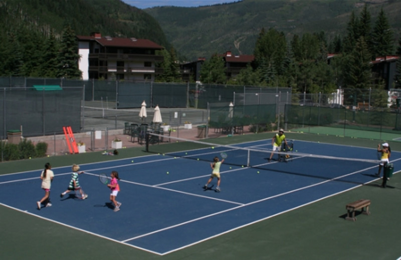 Tennis lessons at Vail Racquet Club.