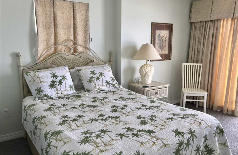 Rental bedroom at Gulf Shores Rentals.