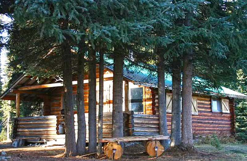 Exterior view of Laidman Lake Ecolodge.