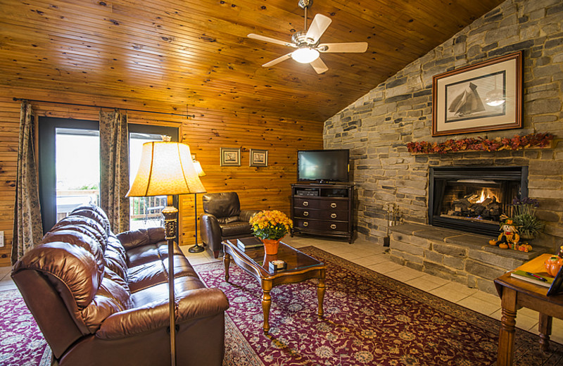 Cottage living room at Steele's Tavern Manor B&B.