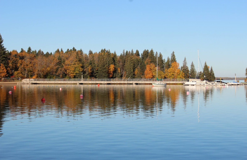 Lake view at The Cottages At Clear Lake.