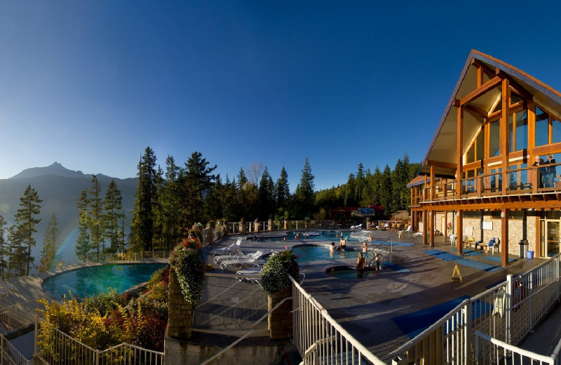 Exterior view of Halcyon Hot Springs Village and Spa.