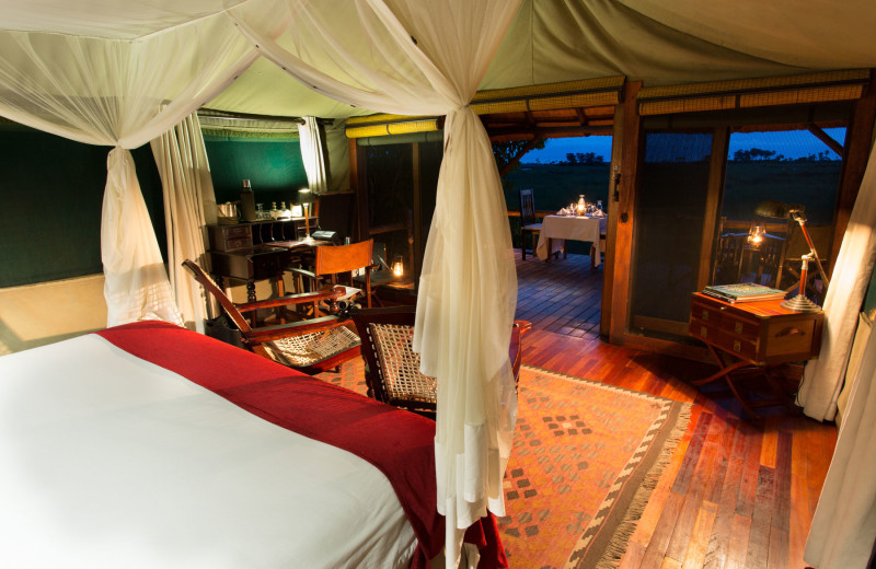 Guest room at Selinda Camp.