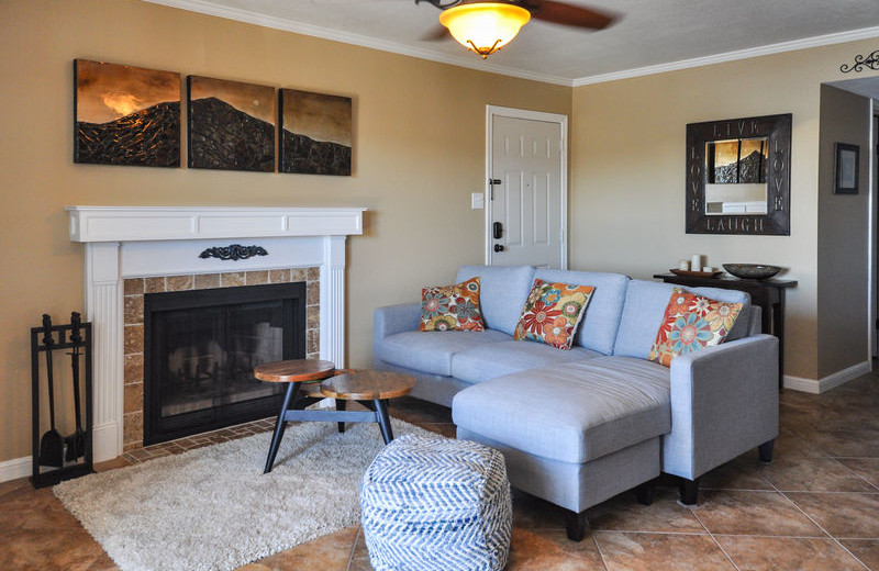 Rental living room at All Seasons Accommodations, Inc.