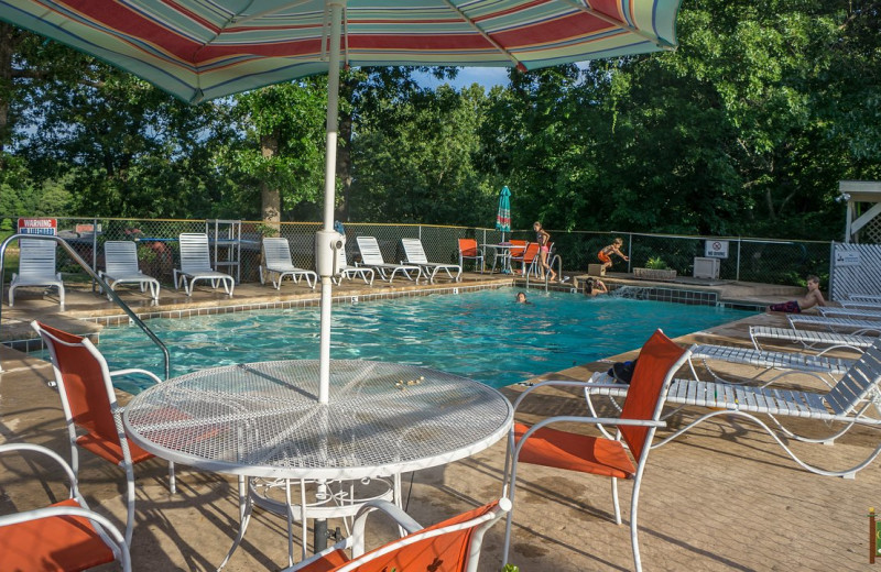 Outdoor pool at Candlewyck Cove Resort.