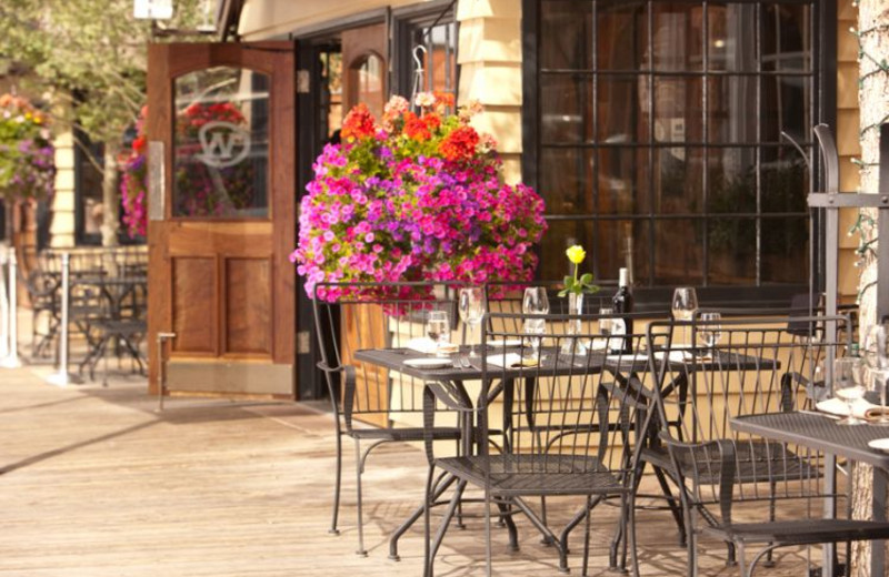 Patio at Wort Hotel.