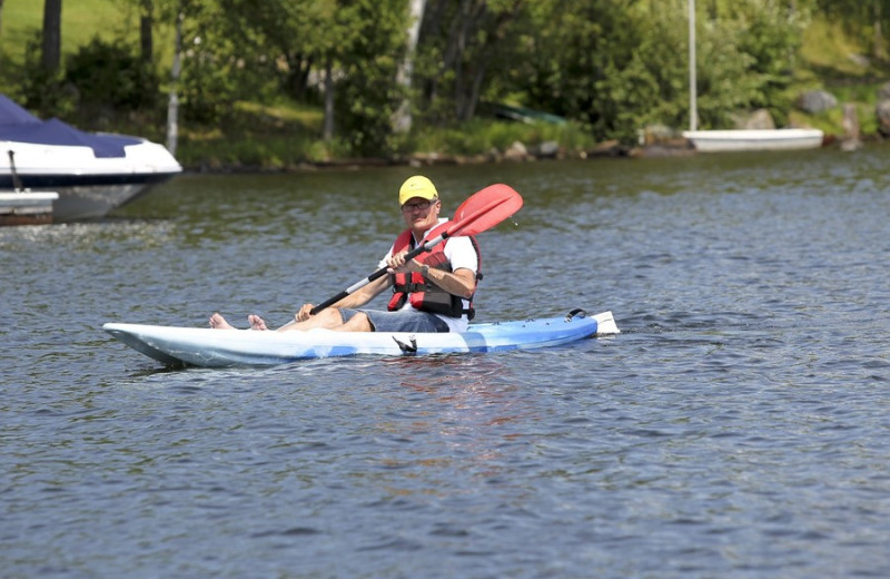 Kayaking at Hidden Valley Resort Muskoka