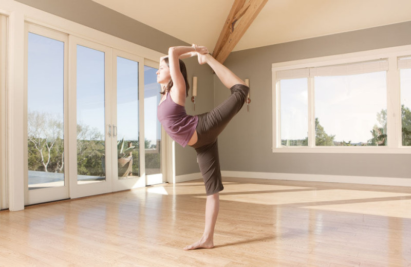 Yoga classes at Travaasa Austin.