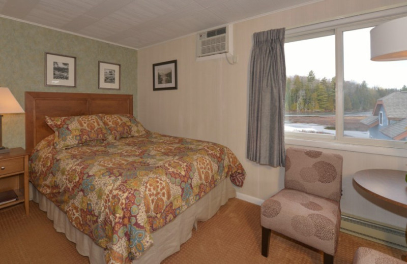 Guest room at Placid Bay Inn.