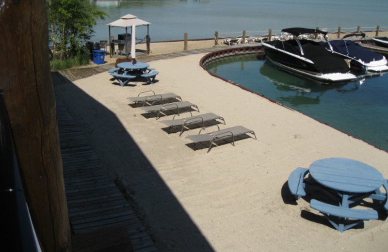 Beach at Glen Craft Marina and Resort.