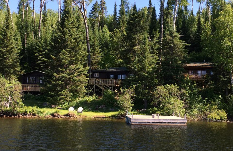 Cabins at Loon Lake Lodge.