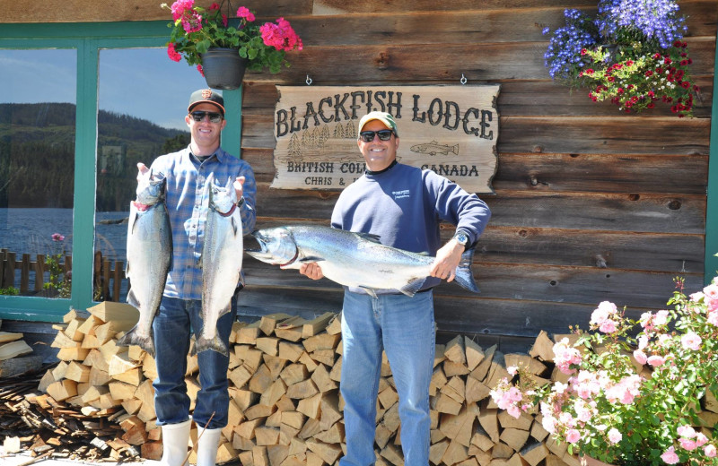 Fishing at Blackfish Lodge.