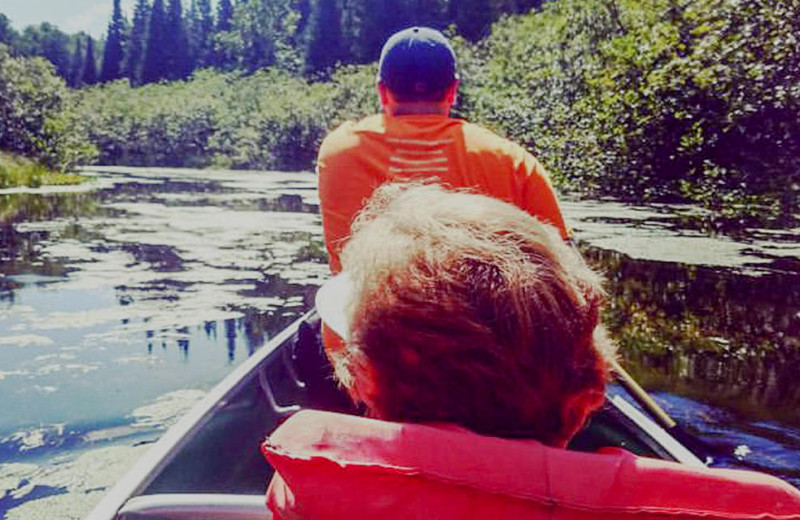 Canoeing at Idle Hours Resort.