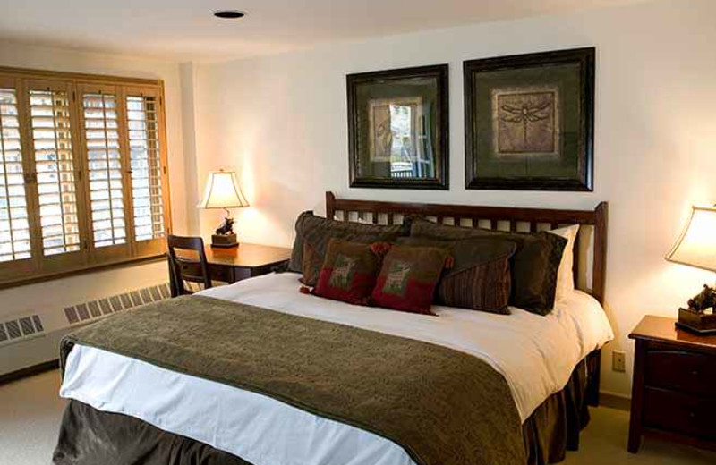 Guest bedroom at Lodge Tower.