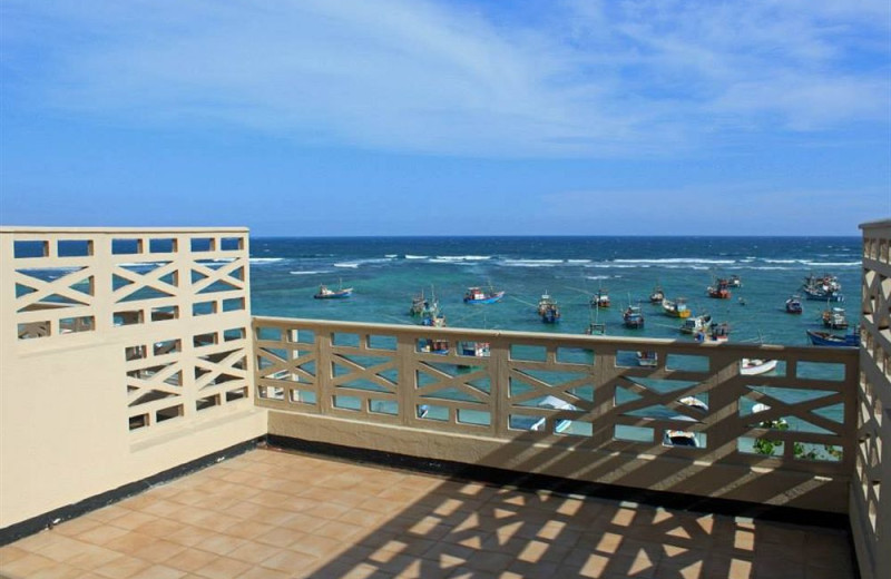 Balcony view at Baybeach Weligama.