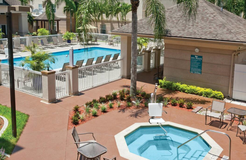 Outdoor pool at Homewood Suites by Hilton Ft. Myers.