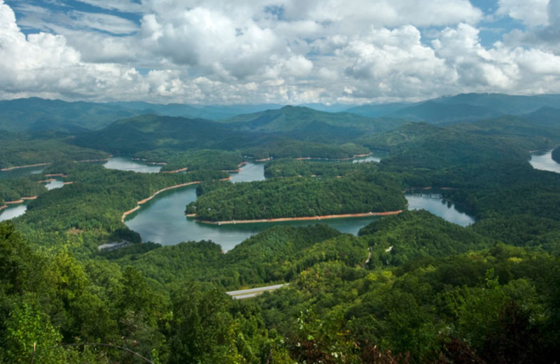 Scenic view at Great Smokys Cabin Rentals.