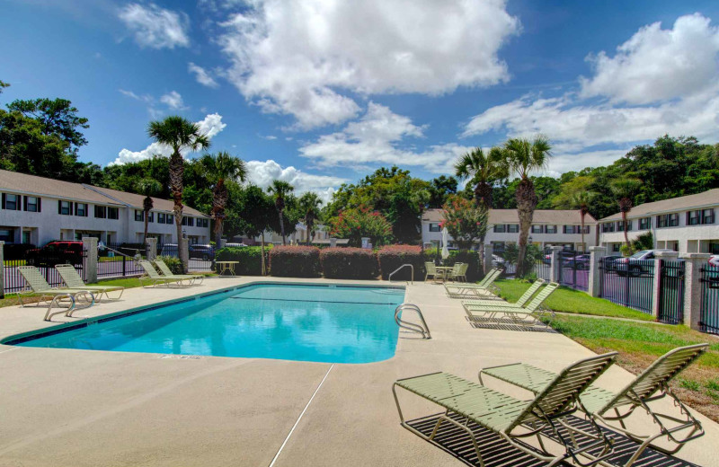 Outdoor pool at Real Escapes Properties - Courtyard Villa C-4.