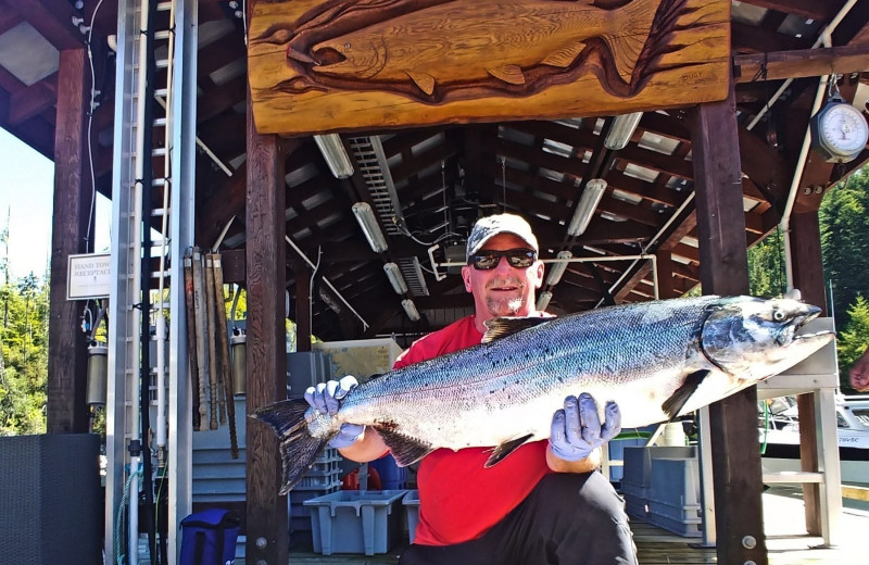 nootka island fishing in august