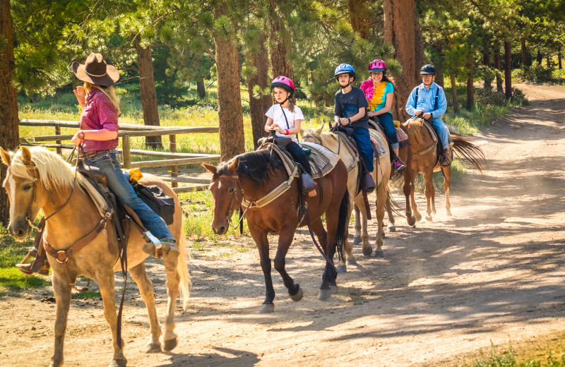 Horseback riding at Aspen Winds.