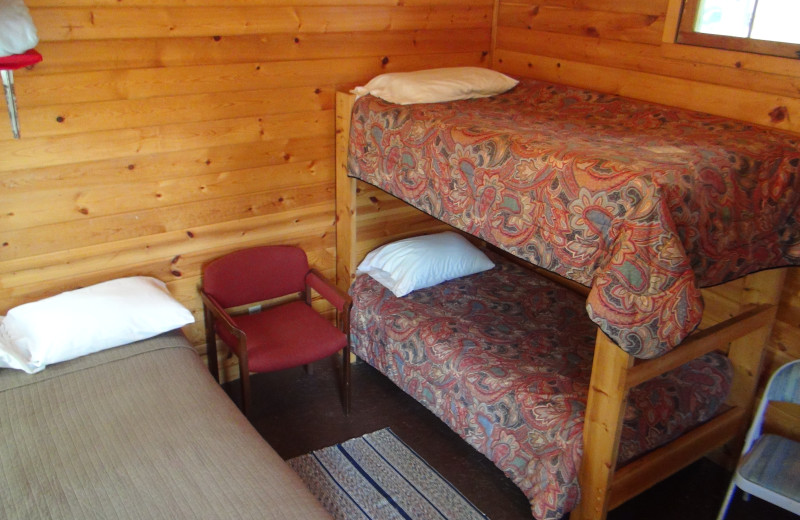 Guest bedroom at Moonlight Bay Resort.