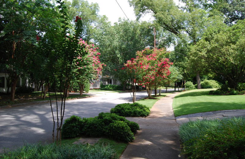 Grounds at BCA Furnished Apartments.