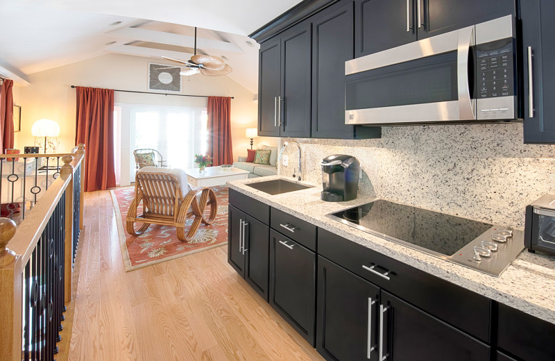 Modern Kitchen in Suite at The Gardens Hotel