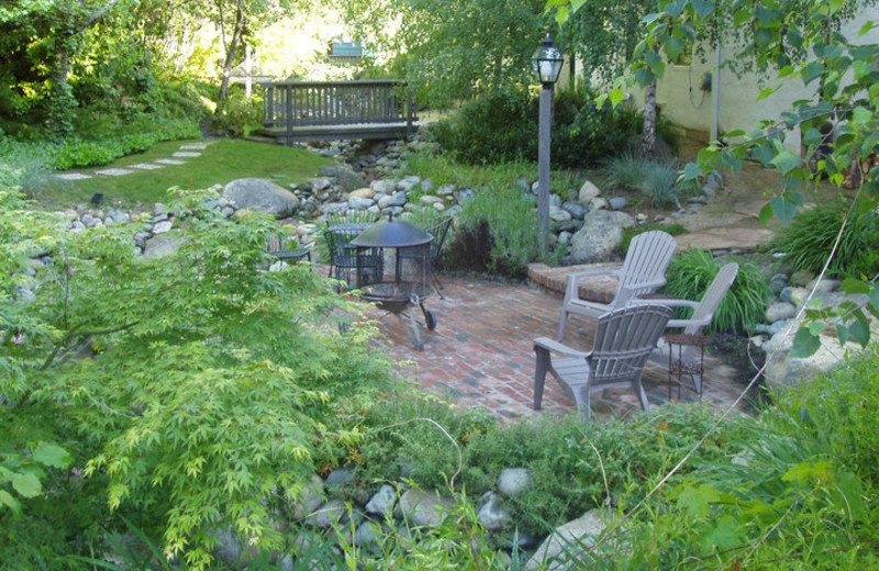 Garden at Outside Inn.