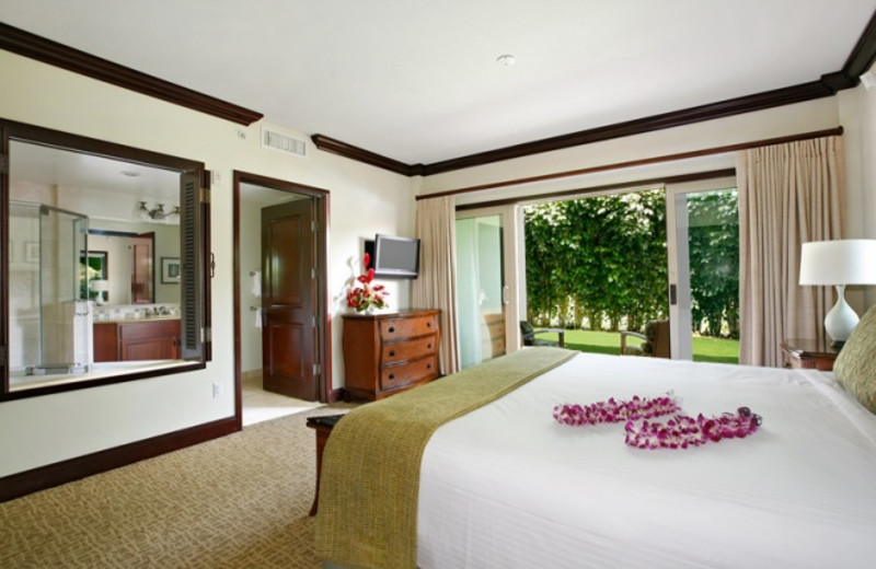 Vacation rental bedroom at Kauai Calls!