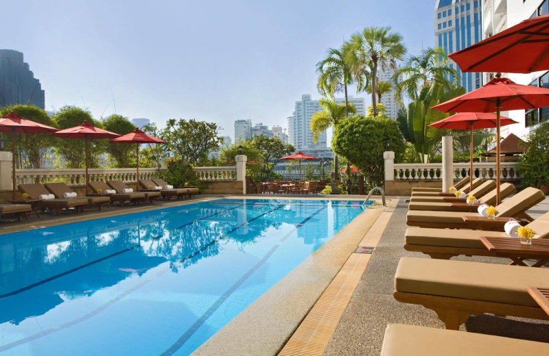 Outdoor pool at Amari Boulevard Hotel.