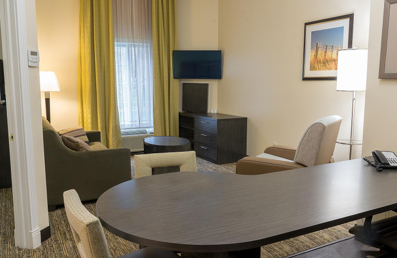 Guest living room at Candlewood Suites - Stevensville.