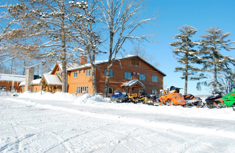 Winter at Big Sandy Lodge & Resort.