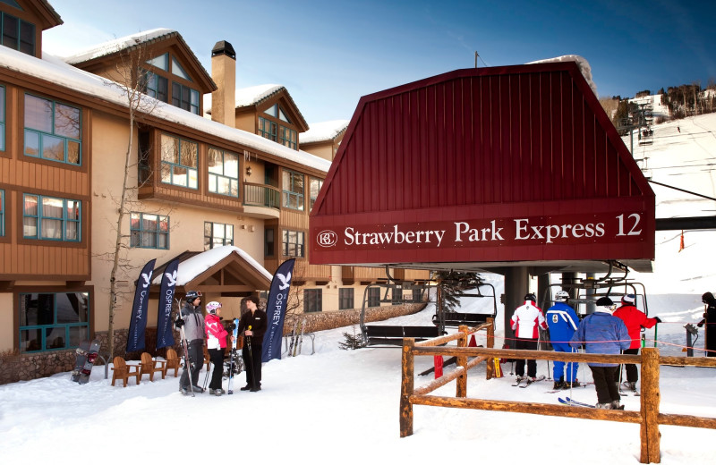 Ski lift at The Osprey at Beaver Creek, A Rock Resort.