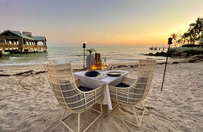 Romantic dining at The Reach Resort A Waldorf Astoria Resort.