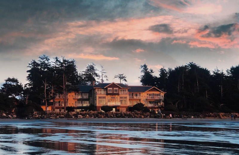 Exterior view of Long Beach Lodge Resort.