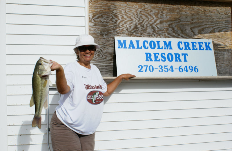 Fishing at Malcolm Creek Resort & Marina.