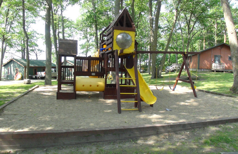 Kid's playground at Acorn Hill Resort.